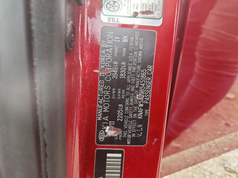 Продаж на аукціоні авто 2011 Kia Forte5, vin: KNAFW5A39B5451865, номер лоту: 64592896