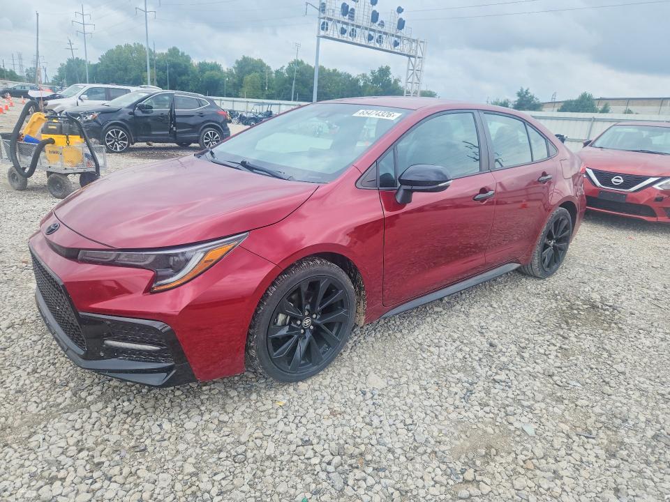 2022 Toyota Corolla მანქანა იყიდება აუქციონზე, vin: 5YFS4MCE0NP098651, აუქციონის ნომერი: 65474326