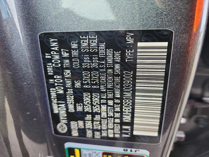 Продажа на аукционе авто 2021 Genesis Gv80, vin: KMUHBDSB1MU039002, номер лота: 63723126