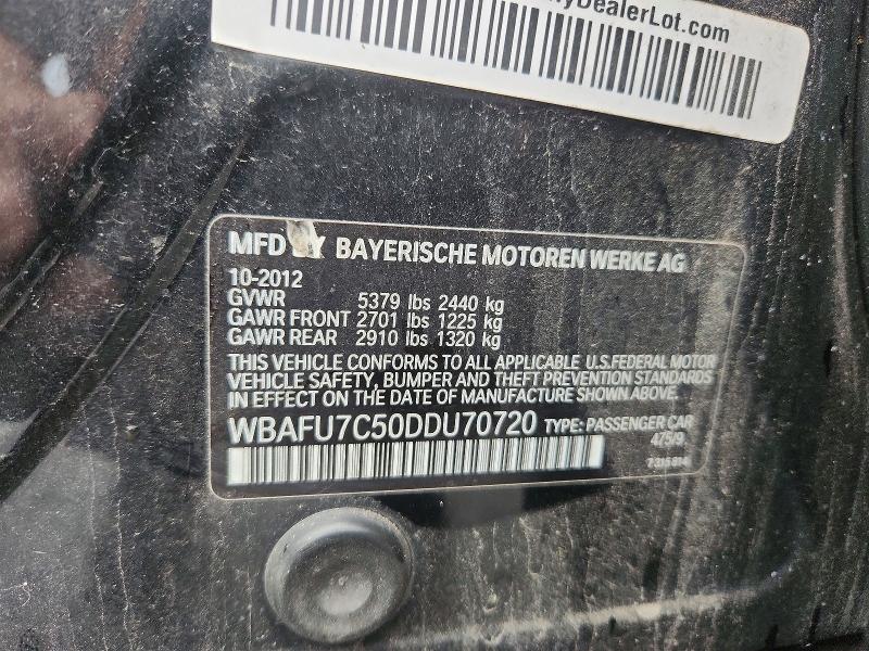 67022096 :رقم المزاد ، WBAFU7C50DDU70720 vin ، 2013 Bmw 535 مزاد بيع