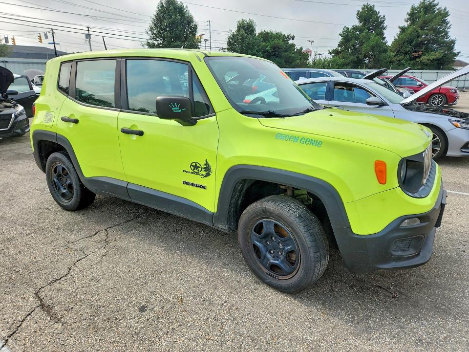 2017 Jeep Renegade მანქანა იყიდება აუქციონზე, vin: ZACCJBAB9HPG35178, აუქციონის ნომერი: 65101986