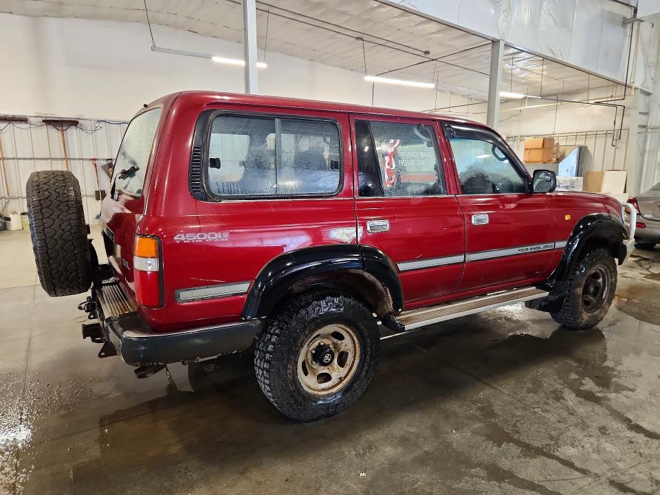 63113456 :رقم المزاد ، JT711UJ8008004553 vin ، 1993 Toyota Land Cruiser مزاد بيع