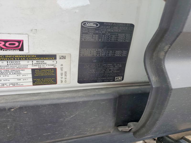Aukcja sprzedaży 2023 Land Rover Defender, vin: SALEPFEU7P2209288, numer aukcji: 62604146