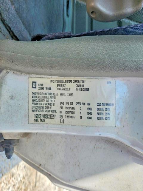 Aukcja sprzedaży 2006 Chevrolet Colorado, vin: 1GCCS198468239597, numer aukcji: 65010046