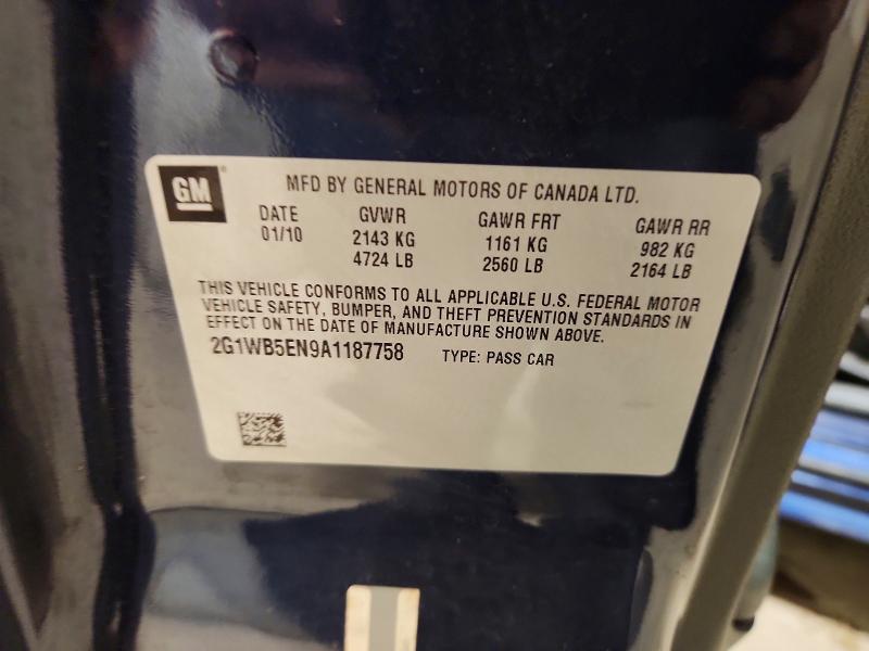 Продажа на аукционе авто 2010 Chevrolet Impala, vin: 2G1WB5EN9A1187758, номер лота: 63875686