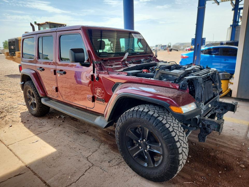 2022 Jeep Wrangler Unlimited მანქანა იყიდება აუქციონზე, vin: 1C4HJXEG3NW105943, აუქციონის ნომერი: 66821266