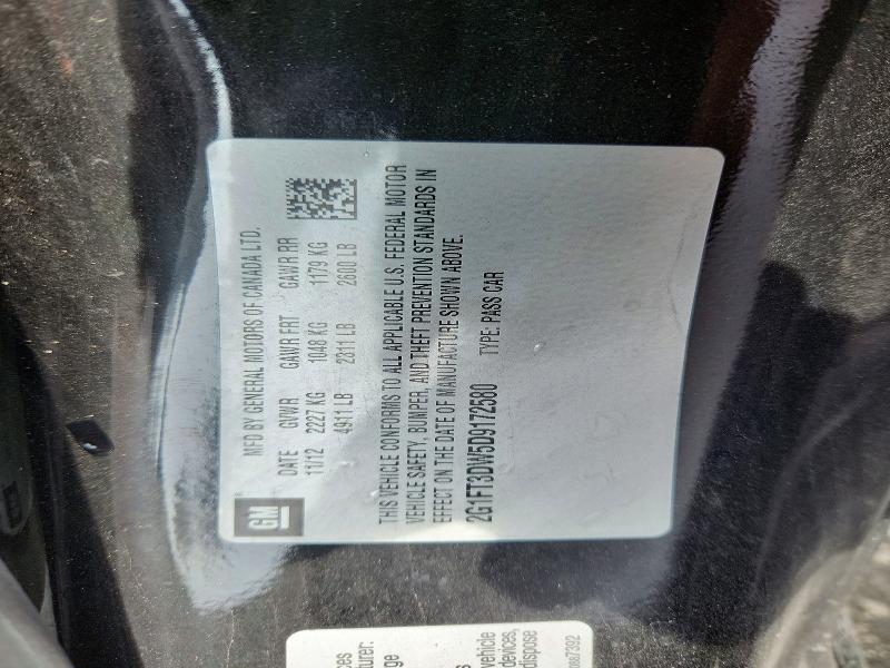 Продаж на аукціоні авто 2013 Chevrolet Camaro, vin: 2G1FT3DW5D9172580, номер лоту: 62923276