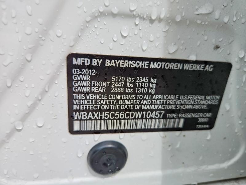 Aukcja sprzedaży 2012 Bmw 528, vin: WBAXH5C56CDW10457, numer aukcji: 64394336