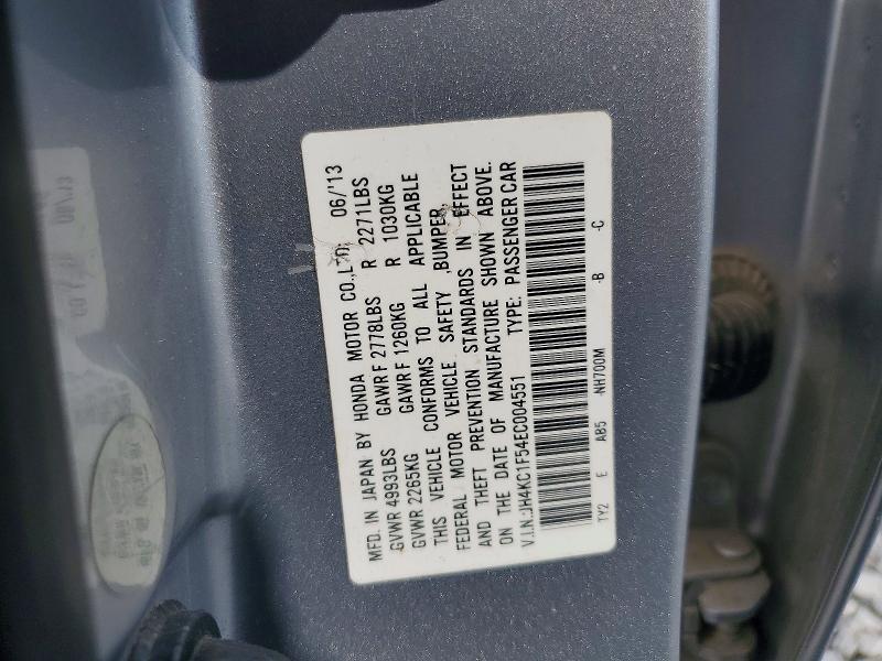 Продажа на аукционе авто 2014 Acura Rlx, vin: JH4KC1F54EC004551, номер лота: 65118376