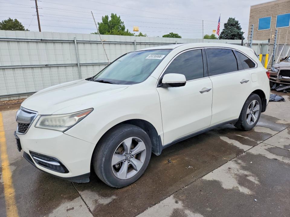 Auction sale of the 2016 Acura Mdx, vin: 5FRYD4H25GB007296, lot number: 65036996
