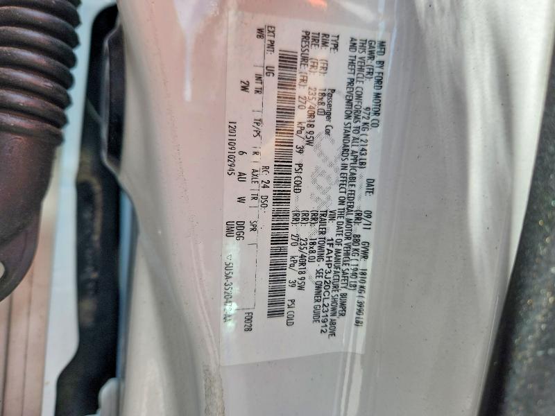 Продаж на аукціоні авто 2012 Ford Focus, vin: 1FAHP3J20CL231912, номер лоту: 64389166