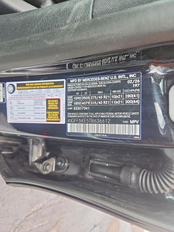 Aukcja sprzedaży 2026 Mercedes-benz Gls, vin: 4JGFF5KE5TB636612, numer aukcji: 65501076
