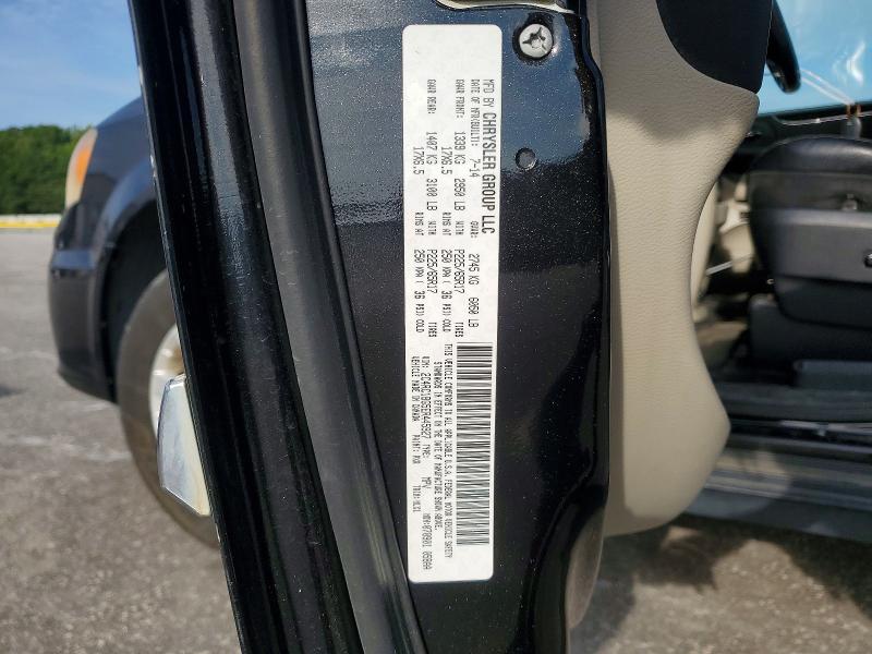 66512376 :رقم المزاد ، 2C4RC1BG5ER445927 vin ، 2014 Chrysler Town & Country مزاد بيع