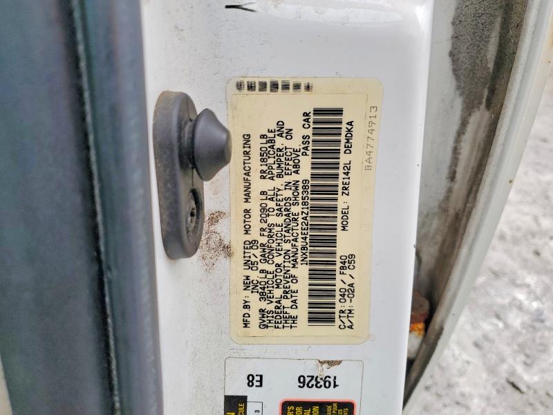 Aukcja sprzedaży 2010 Toyota Corolla, vin: 1NXBU4EE2AZ185389, numer aukcji: 65648156