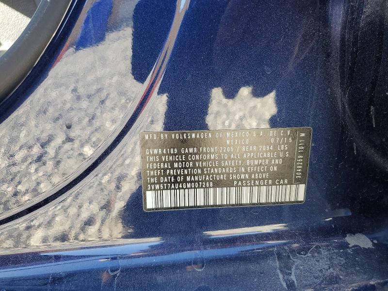 Продажа на аукционе авто 2016 Volkswagen Gti, vin: 3VW5T7AU4GM007268, номер лота: 63014166