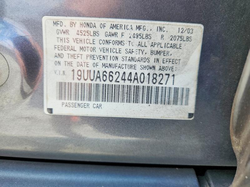 Продажа на аукционе авто 2004 Acura Tl, vin: 19UUA66244A018271, номер лота: 63736246