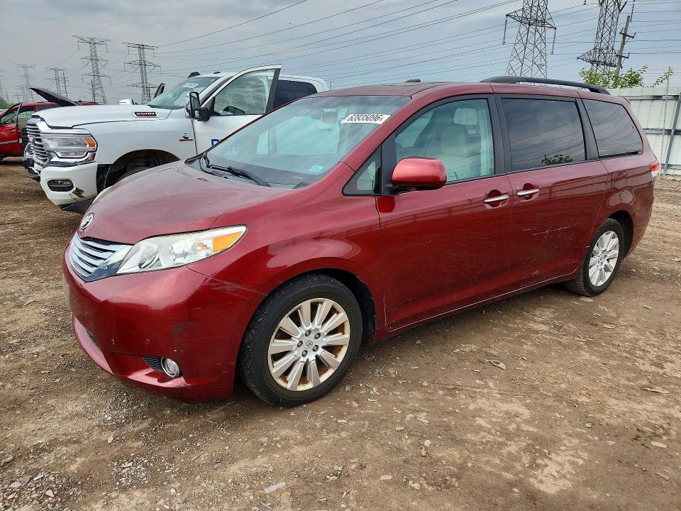 2012 Toyota Sienna მანქანა იყიდება აუქციონზე, vin: 5TDDK3DC1CS035861, აუქციონის ნომერი: 63935096