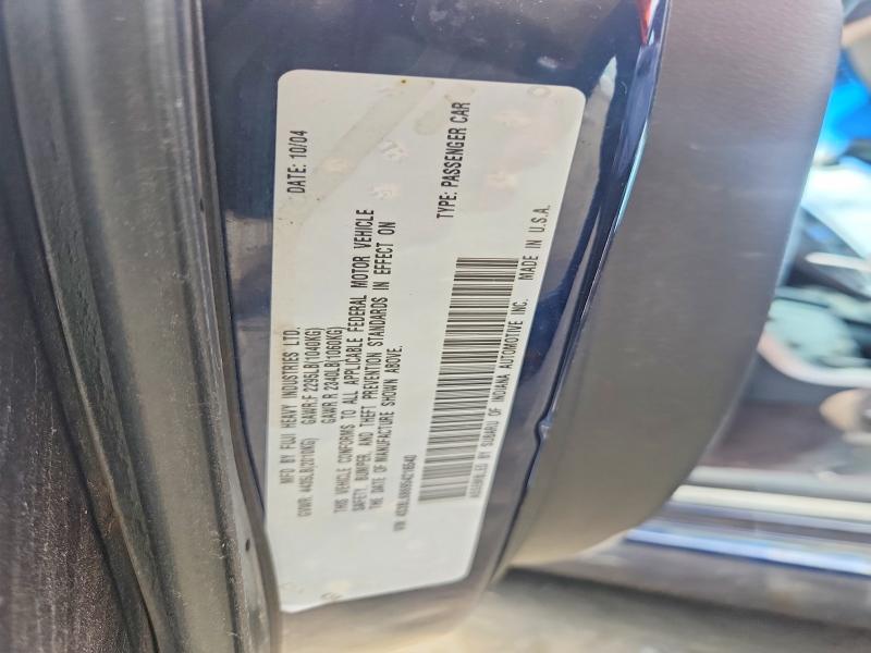 63550846 :رقم المزاد ، 4S3BL686954216540 vin ، 2005 Subaru Legacy مزاد بيع