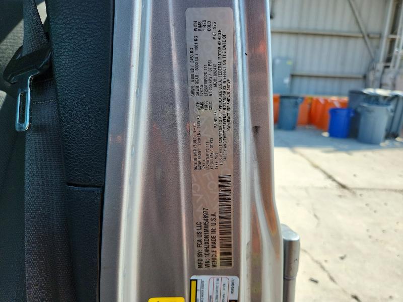 67012386 :رقم المزاد ، 1C4HJXDN1MW548977 vin ، 2021 Jeep Wrangler Unlimited مزاد بيع