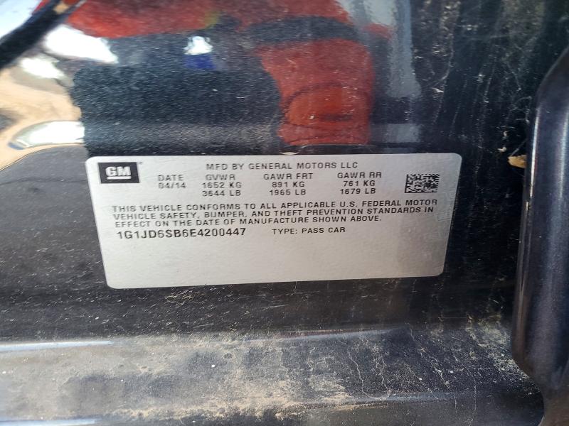 Продажа на аукционе авто 2014 Chevrolet Sonic, vin: 1G1JD6SB6E4200447, номер лота: 66272346