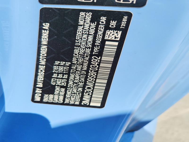 Продаж на аукціоні авто 2025 Bmw M240xi, vin: 3MW53CM09S8F03492, номер лоту: 64434936