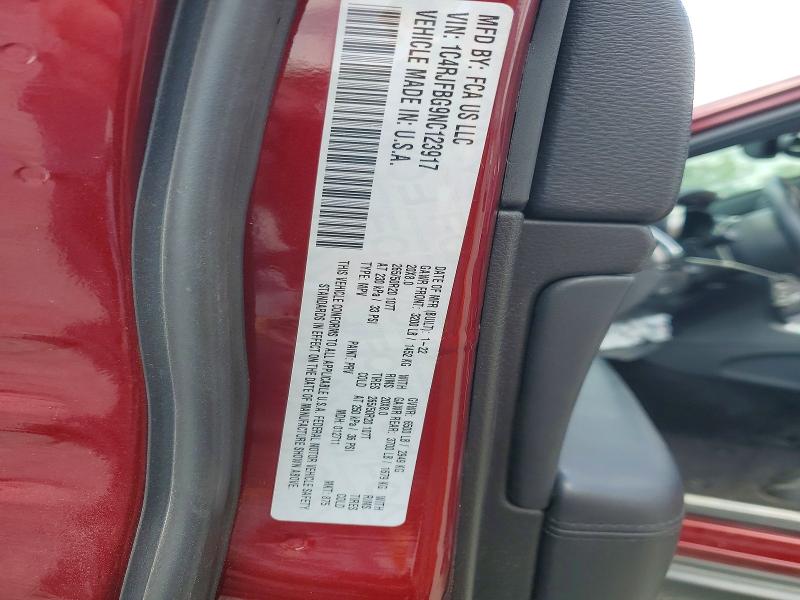 Продажа на аукционе авто 2022 Jeep Grand Cherokee, vin: 1C4RJFBG9NC123917, номер лота: 64056656