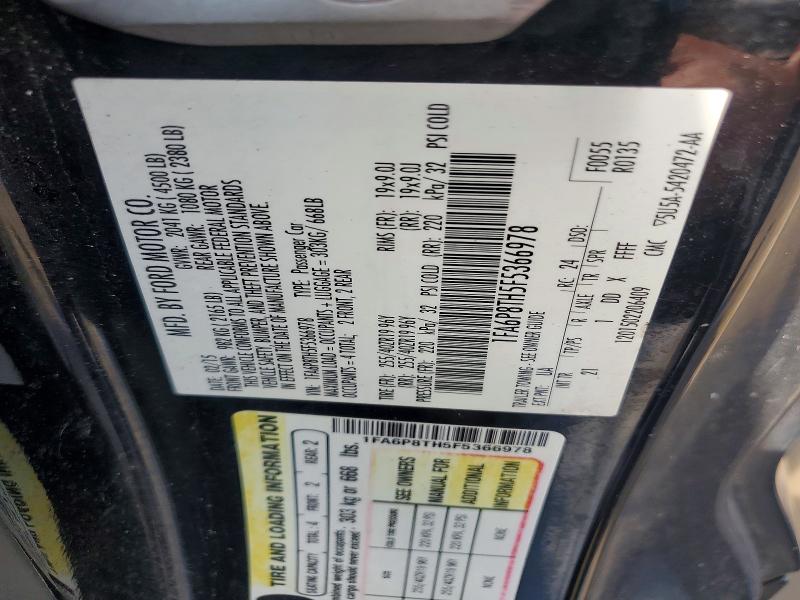 Продаж на аукціоні авто 2015 Ford Mustang, vin: 1FA6P8TH5F5366978, номер лоту: 64605946