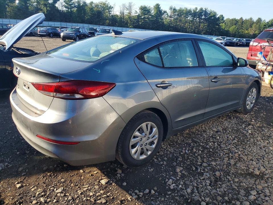2017 Hyundai Elantra მანქანა იყიდება აუქციონზე, vin: KMHD74LF8HU127616, აუქციონის ნომერი: 66055496