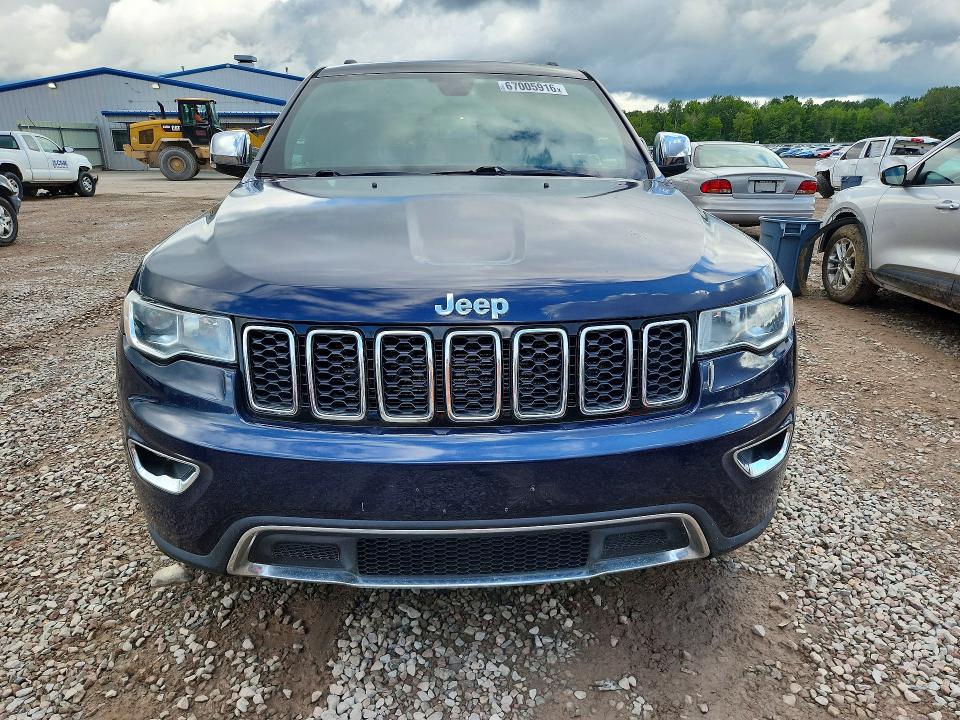 2017 Jeep Grand Cherokee მანქანა იყიდება აუქციონზე, vin: 1C4RJFBG5HC872959, აუქციონის ნომერი: 67005916