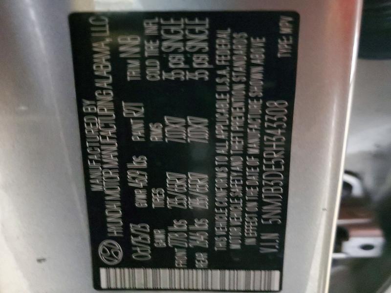 Продаж на аукціоні авто 2024 Hyundai Tucson, vin: 5NMJB3DE5RH343308, номер лоту: 66047416