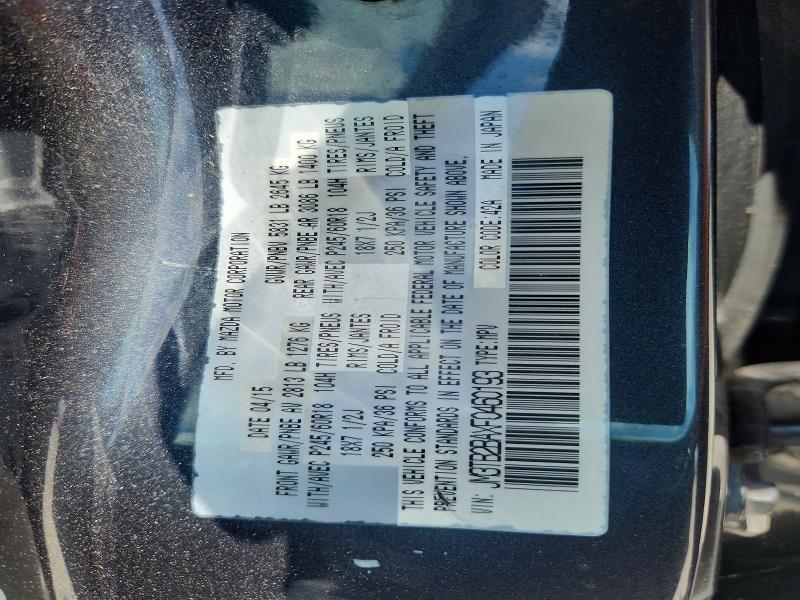 64560406 :رقم المزاد ، JM3TB2BAXF0460193 vin ، 2015 Mazda Cx-9 مزاد بيع