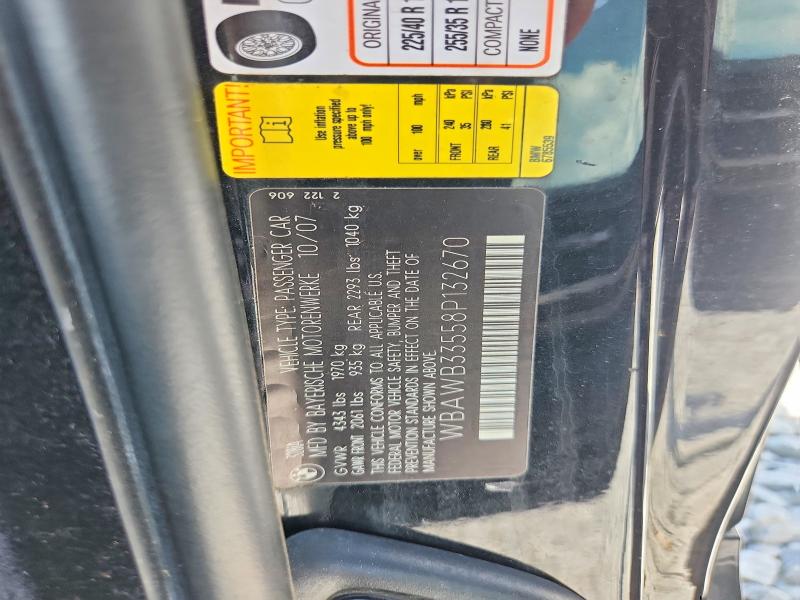 Продаж на аукціоні авто 2008 Bmw 328, vin: WBAWB33558P132670, номер лоту: 64351016