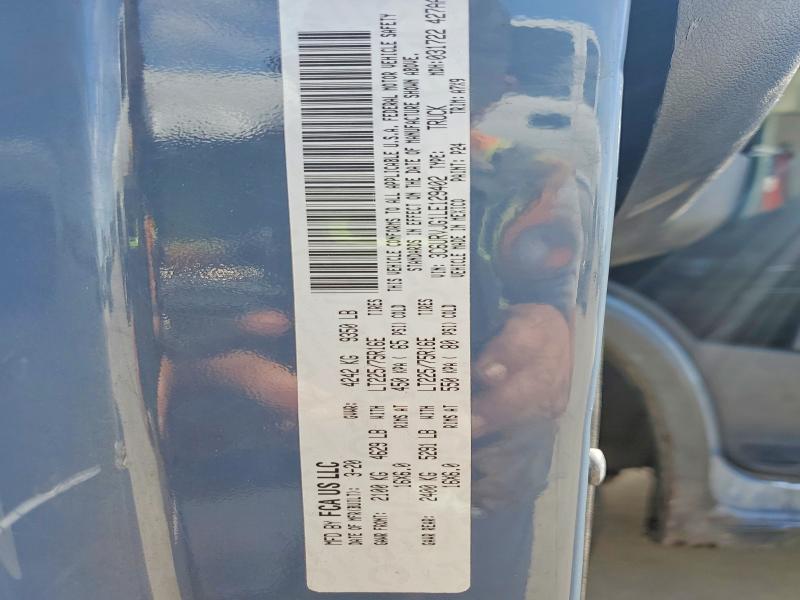 66018456 :رقم المزاد ، 3C6URVJG1LE129402 vin ، 2020 Ram Promaster 3500 مزاد بيع