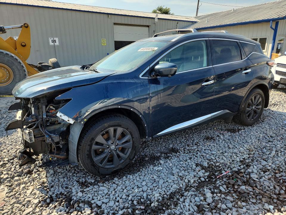 2018 Nissan Murano მანქანა იყიდება აუქციონზე, vin: 5N1AZ2MH1JN180935, აუქციონის ნომერი: 66999856