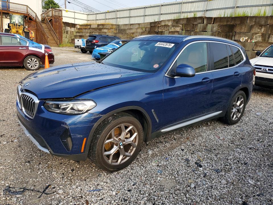 Aukcja sprzedaży 2022 Bmw X3, vin: 5UX53DP02N9N10569, numer aukcji: 64442876