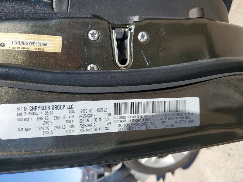 Aukcja sprzedaży 2015 Jeep Patriot, vin: 1C4NJRFBXFD169766, numer aukcji: 66371556