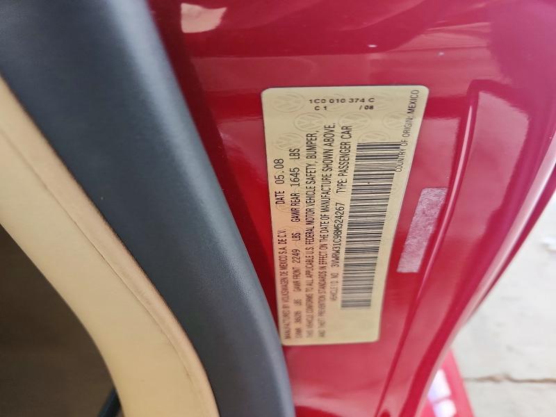 Aukcja sprzedaży 2008 Volkswagen New Beetle, vin: 3VWRW31C98M524267, numer aukcji: 67115366