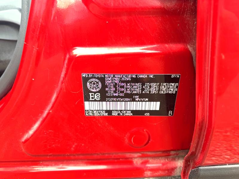 Aukcja sprzedaży 2014 Toyota Rav4, vin: 2T3ZFREV7EW120041, numer aukcji: 65761306