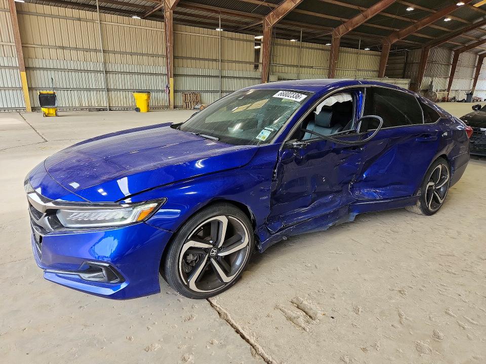 2022 Honda Accord მანქანა იყიდება აუქციონზე, vin: 1HGCV1F38NA089549, აუქციონის ნომერი: 66802336