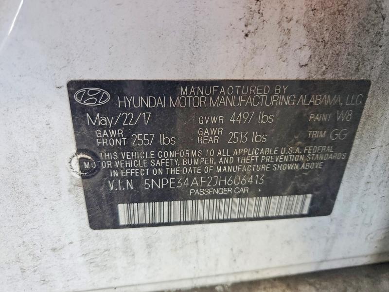Продажа на аукционе авто 2018 Hyundai Sonata, vin: 5NPE34AF2JH606413, номер лота: 64334686