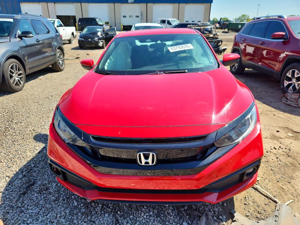 2021 Honda Civic მანქანა იყიდება აუქციონზე, vin: 2HGFC2F8XMH535768, აუქციონის ნომერი: 63795676
