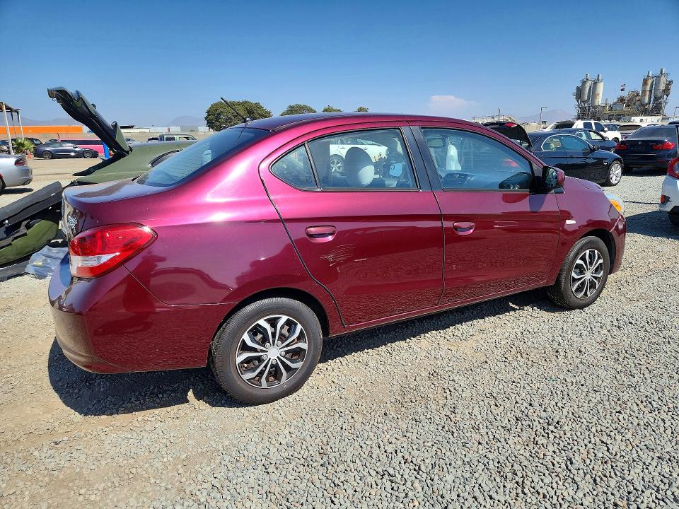 2017 Mitsubishi Mirage მანქანა იყიდება აუქციონზე, vin: ML32F3FJ9HHF05045, აუქციონის ნომერი: 63553866