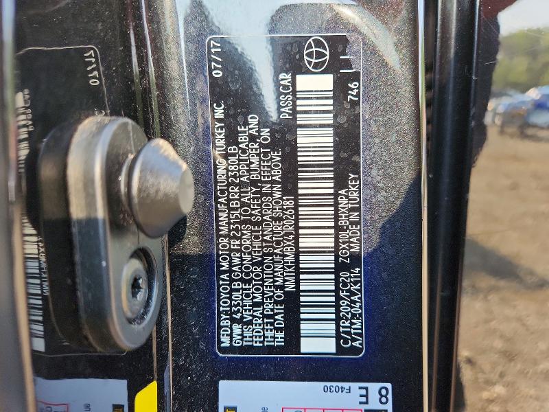 2018 Toyota C-hr მანქანა იყიდება აუქციონზე, vin: NMTKHMBX4JR026181, აუქციონის ნომერი: 64316966