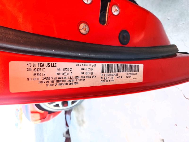 2016 Dodge Challenger მანქანა იყიდება აუქციონზე, vin: 2C3CDZBT8GH276160, აუქციონის ნომერი: 66131706