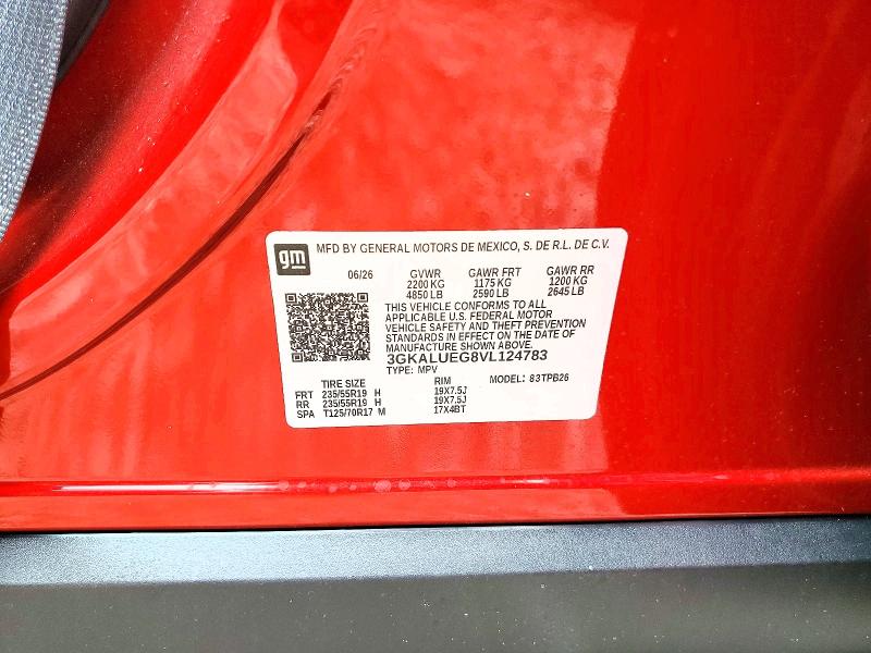 Aukcja sprzedaży 2027 Gmc Terrain, vin: 3GKALUEG8VL124783, numer aukcji: 65802076