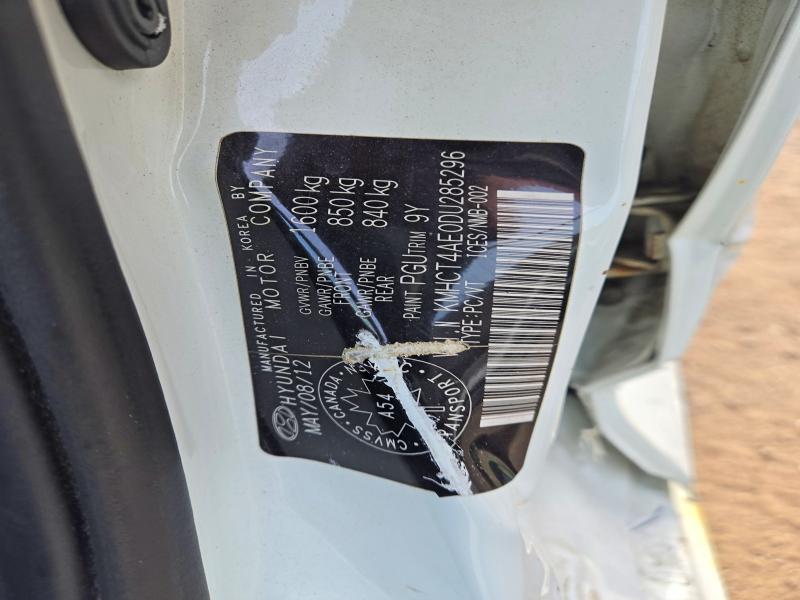 Aukcja sprzedaży 2013 Hyundai Accent, vin: KMHCT4AE0DU285296, numer aukcji: 66011446