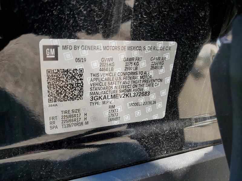 Продаж на аукціоні авто 2019 Gmc Terrain, vin: 3GKALMEV2KL372683, номер лоту: 63798226