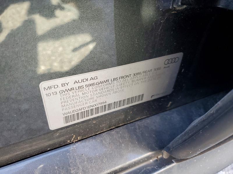 Продажа на аукционе авто 2014 Audi S8, vin: WAUD2AFD1EN007994, номер лота: 64803256