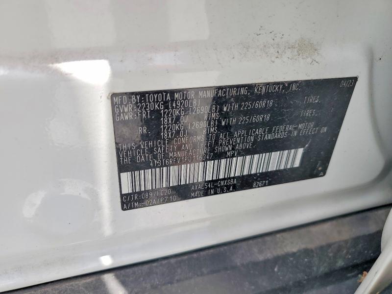 Продаж на аукціоні авто 2023 Toyota Rav4, vin: 4T3T6RFV1PU116347, номер лоту: 64361686