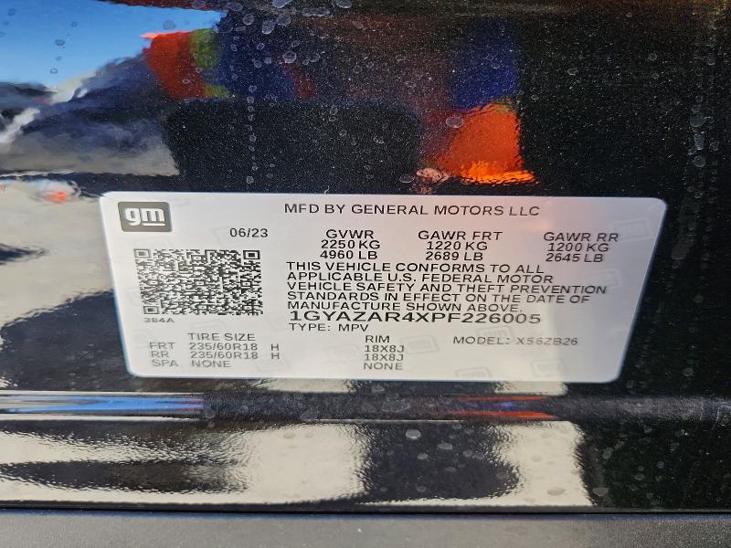 Aukcja sprzedaży 2023 Cadillac Xt4, vin: 1GYAZAR4XPF226005, numer aukcji: 63765506